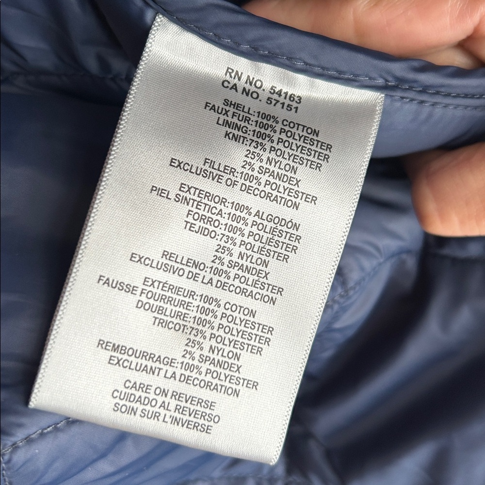 Levi’s Quilted Plaid Double Breasted Fleece Jacket with Cream Collar L - Picture 15 of 15